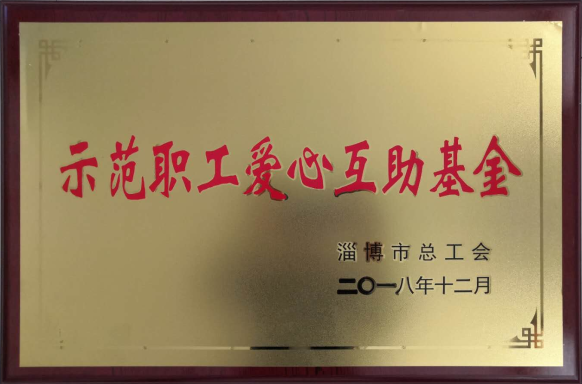 集團(tuán)榮獲“示范職工愛(ài)心互助基金”榮譽(yù)稱號(hào)